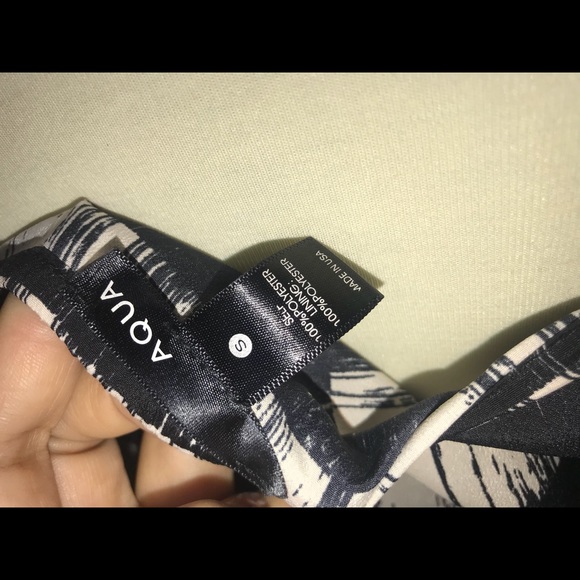 (AQUA) Stripped dress (mini) - Picture 4 of 5